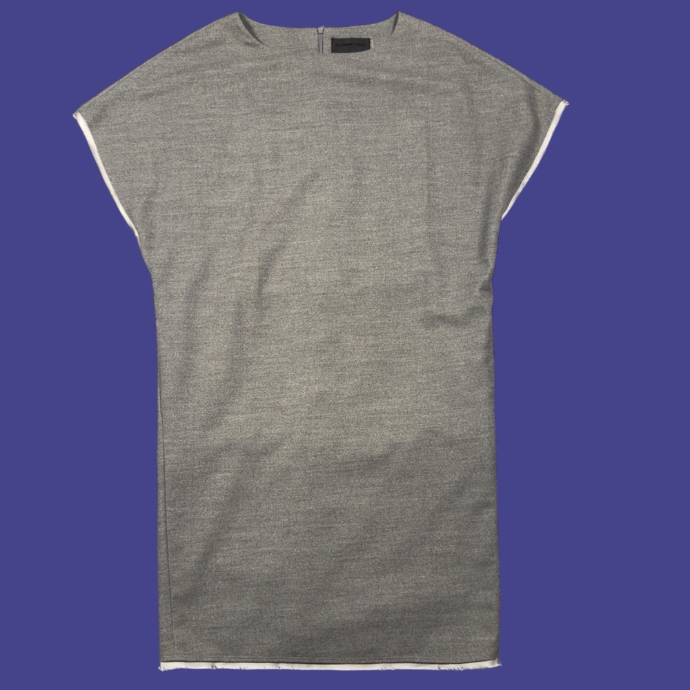 Blaque Label‎ Revolve Wool Blend Shift Dress - Raw Hem - Small